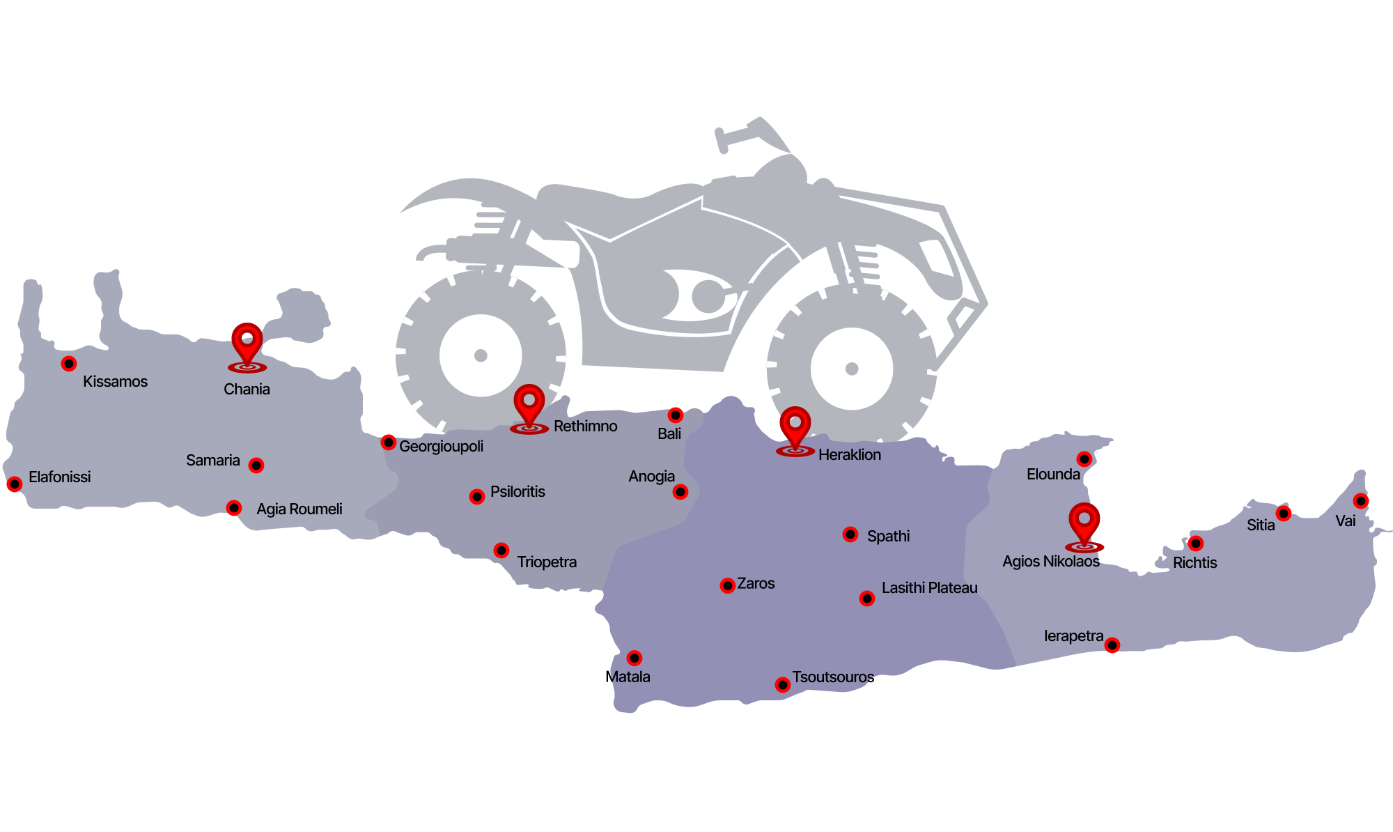 1 Day self-guided Quad or Buggy tour